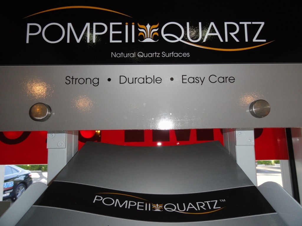 Pompeii Quartz Natural Quartz Surfaces display