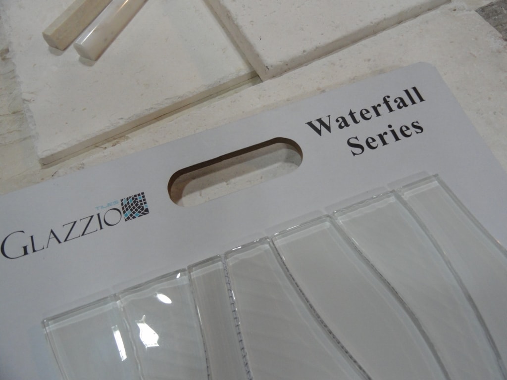 Glazzio Waterfall Series tile sample